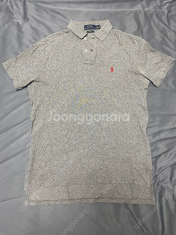 폴로 랄프로렌 카라티 M 그레이 커스텀핏 Polo Ra...--0