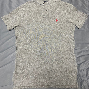 폴로 랄프로렌 카라티 M 그레이 커스텀핏 Polo Ralph Lauren 반팔 PK 티셔츠