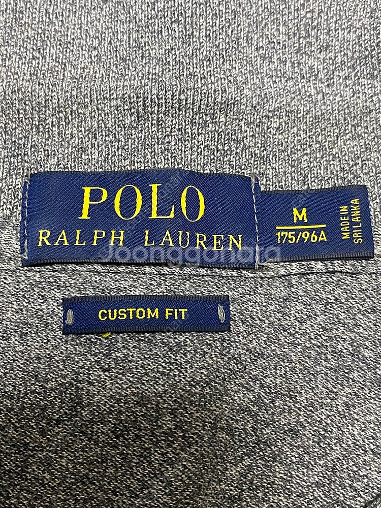 폴로 랄프로렌 카라티 M 그레이 커스텀핏 Polo Ra...--2