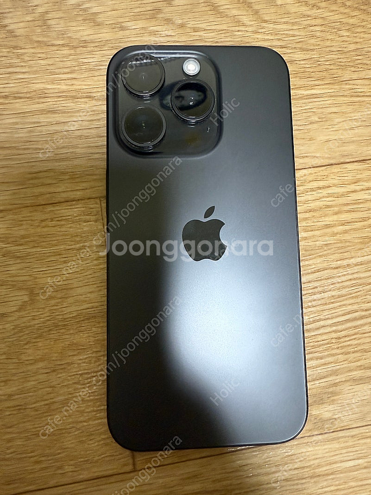 아이폰15프로 블랙티타늄 128GB--1