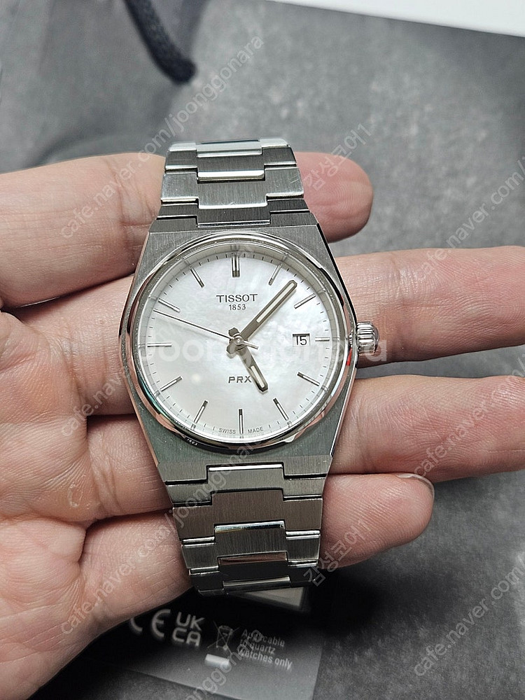 티쏘 prx 35mm 쿼츠 mop 자개--0
