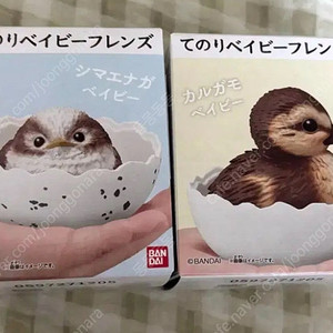 반다이 테노리프렌즈 아기새 베이비새 뱁새 오리 피규어 가챠