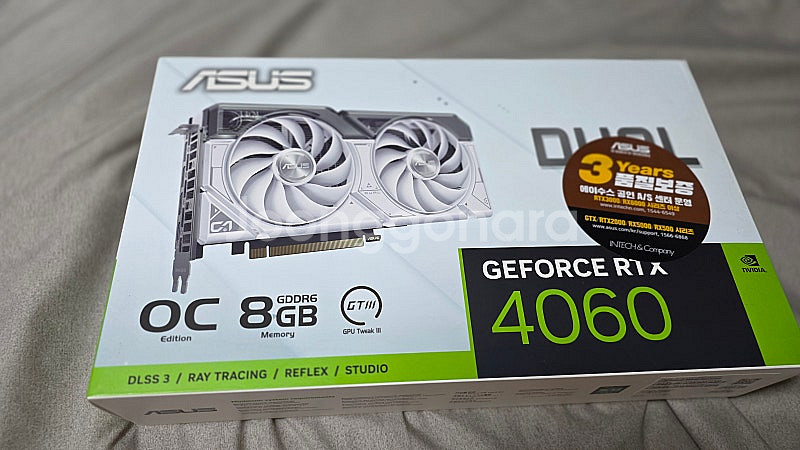 ASUS DUAL 지포스 RTX 4060 O8G OC ...--5