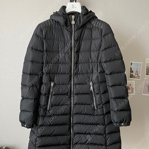 (정품)몽클레어(Moncler) 여자 후드 롱패딩 오로핀(orophin) 블랙 사이즈2
