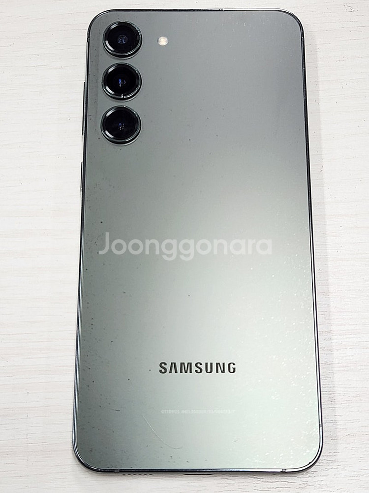 갤럭시 S23플러스 그린색상 256용량 상태좋은 무잔상...--0