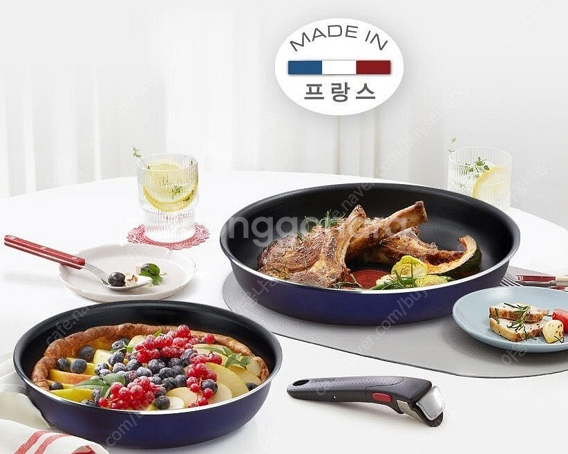 테팔 드레스블루 트라이미 매직핸즈 3종 프라이팬22cm...--2