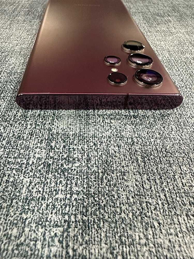 갤럭시S22울트라 256G 버건디 외관S급 잔상있는폰 ...--6