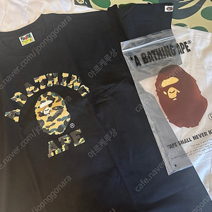 Bape 퍼스트 카모 새반팔 xl 새상품