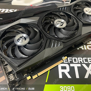 rtx3090 24g MSI 게이밍 트리오 21년 7월제조 그래픽카드 팝니다