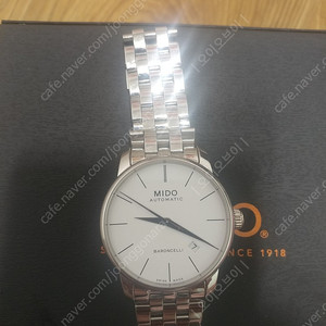 미도 시계 MIDO 바론첼리 38mm 흰판