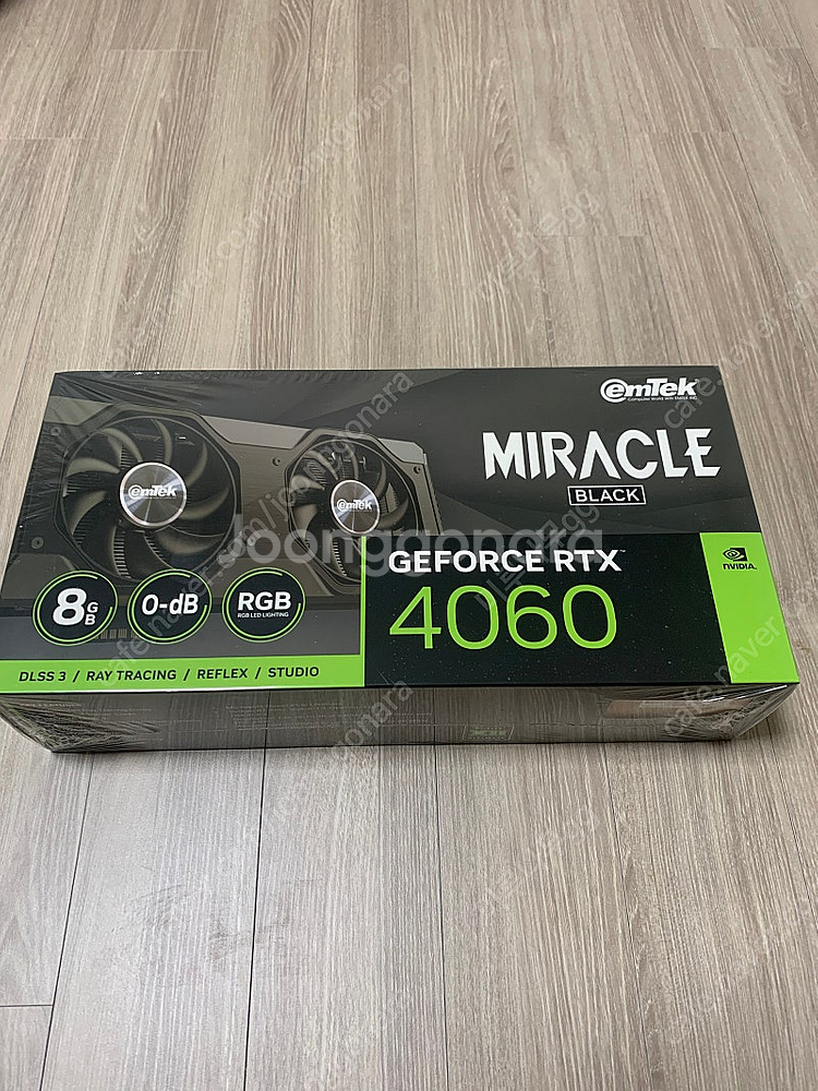 이엠텍 rtx 4060 8g 미개봉 팝니다--0
