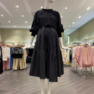 22 오즈세컨 벌룬 티어드 드레스 원피스 66 / 랑방 마인 오브제 타임 럭키슈에뜨 산드로 마쥬 오르 시에 시스템