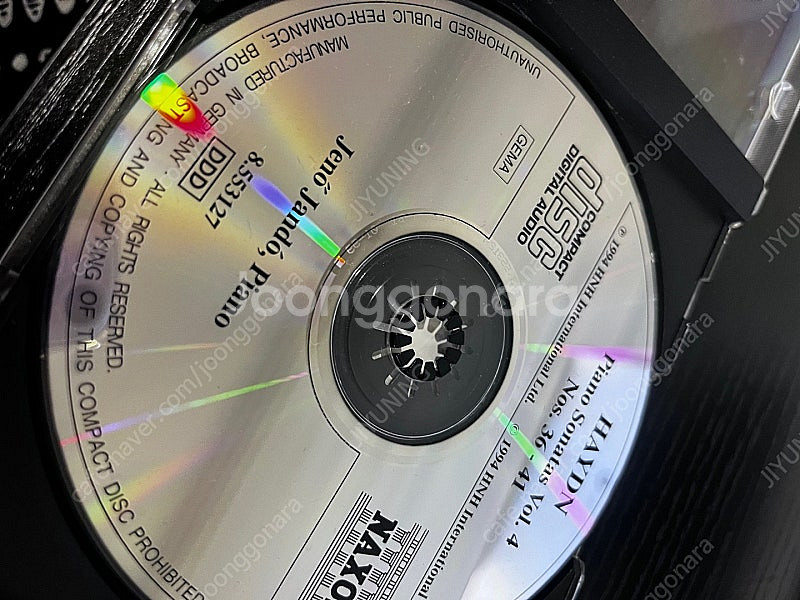 하이든 소나타CD (PIANO SOANTAS VOL.4 NOs. 36 -41) -- JENO JANDO팝니다.--0