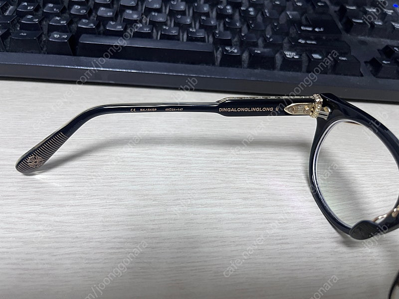 크롬하츠 딩가롱링롱 블랙 18k/gp--6