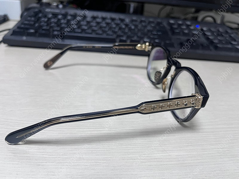 크롬하츠 딩가롱링롱 블랙 18k/gp--7