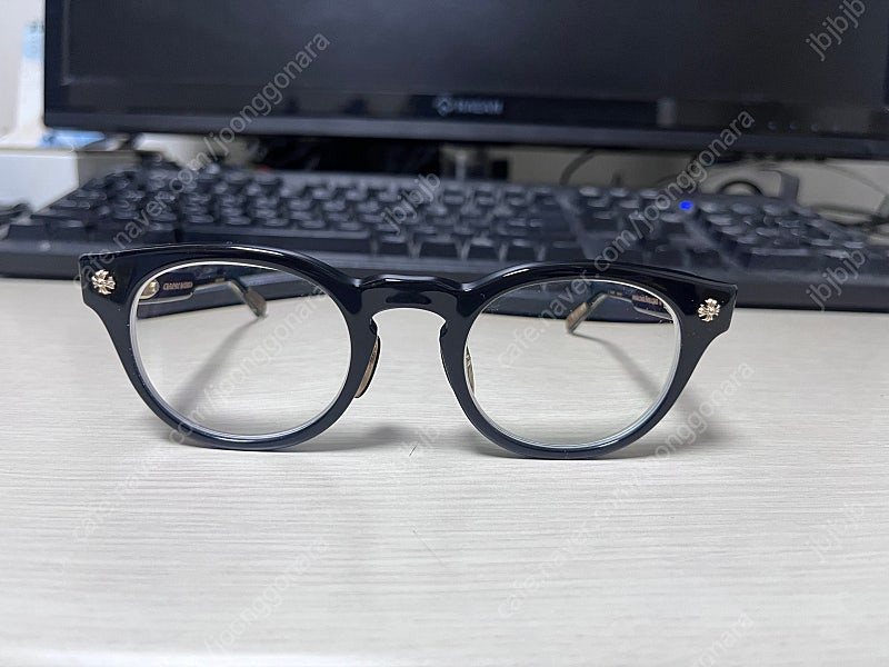 크롬하츠 딩가롱링롱 블랙 18k/gp--8