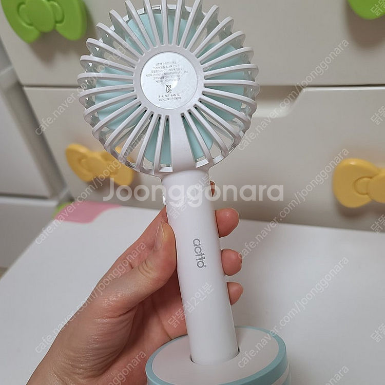 휴대용 선풍기 스탠드가능 거울--5