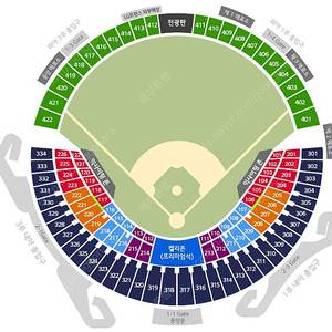 7월 18일, 19일, 20일 롯데 vs LG 3루 롯데측 외야그린 2연석 양도