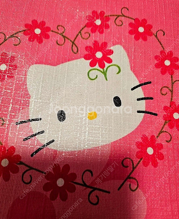 딸기키티원단 키티담요이불한복키티다니엘한정--3