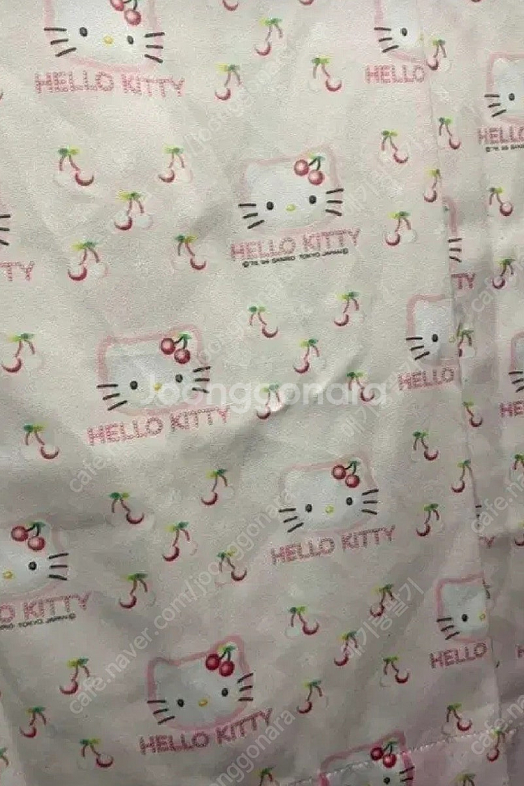 딸기키티원단 키티담요이불한복키티다니엘한정--8