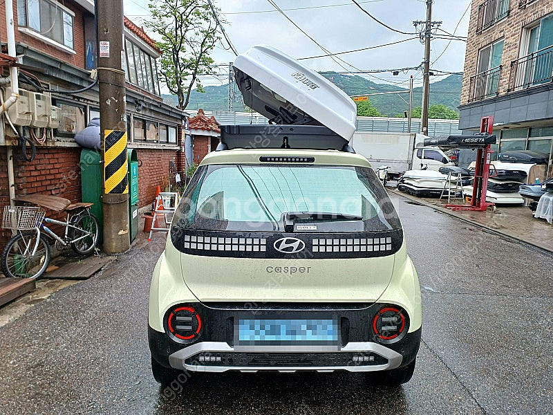 지붕위 밀착형 코토 일체형루프박스 어닝,윈드가드 당일재...--0