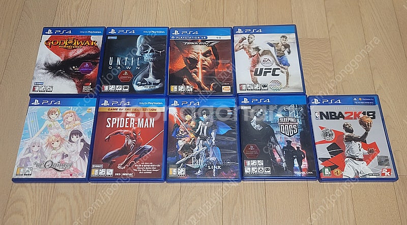 PS4 CD 9장 일괄 택배비포함 팝니다--1