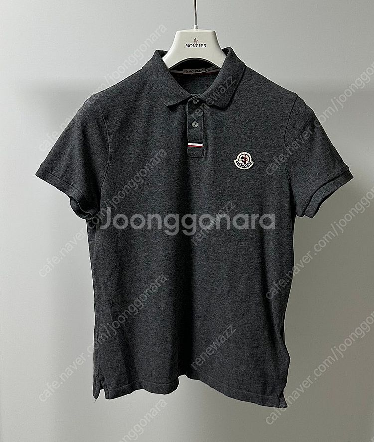 [M] 몽클레어 폴로 반팔 카라티셔츠 (2회착용)--0