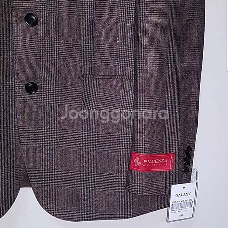 새제품) 190만원 갤럭시 이태리 PIACENZA 정장--3