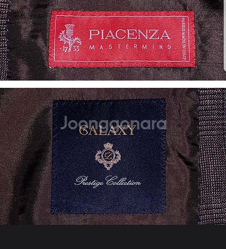새제품) 190만원 갤럭시 이태리 PIACENZA 정장--6
