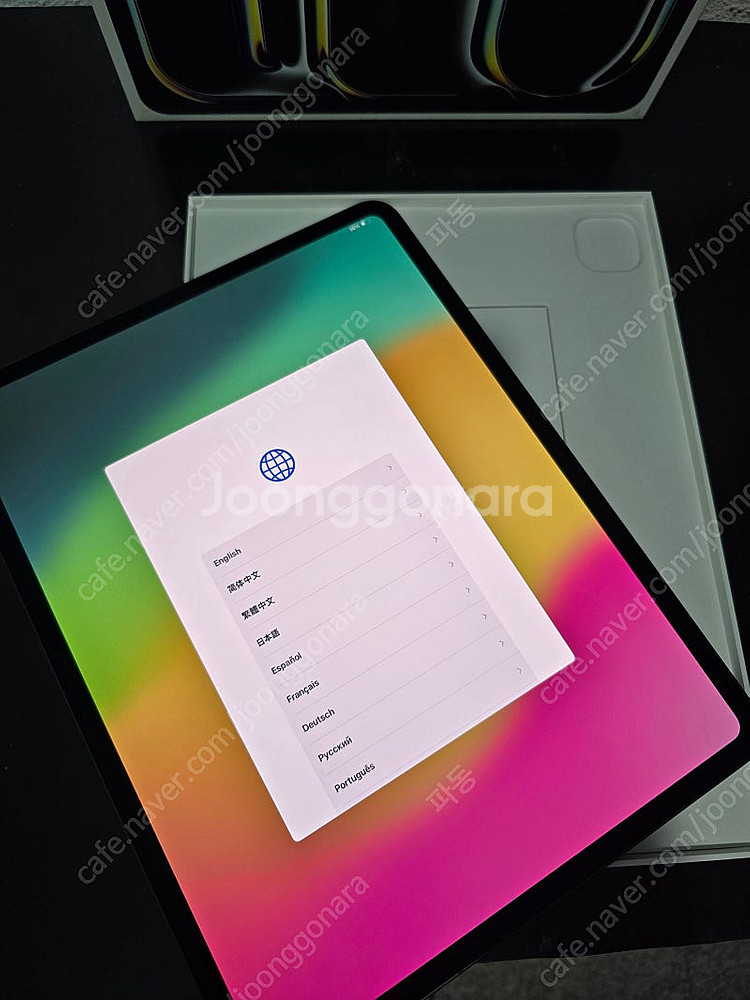 아이패드 프로 13 M4 WiFi+Cellular 블랙...--1