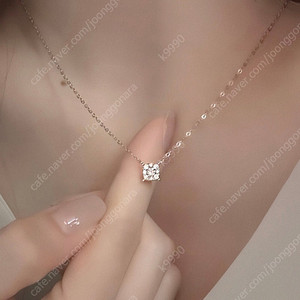 FEVH 페브 다프네 다이아 목걸이 14k