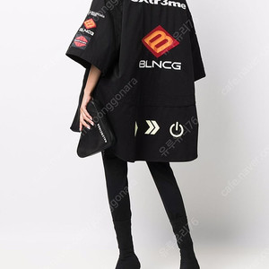 발렌시아가 게이머 익스트림 개버딘 반소매 셔츠