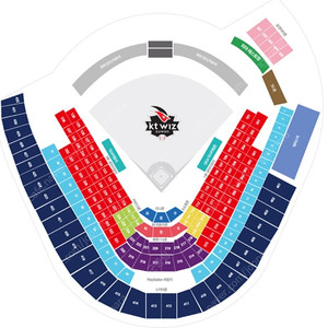 [최저가 7.18 금 / 7.19 토 / 7.20 일요일] KT 위즈 vs 한화 이글스 3루 원정응원석 및 스카이석 4연석 양도해요