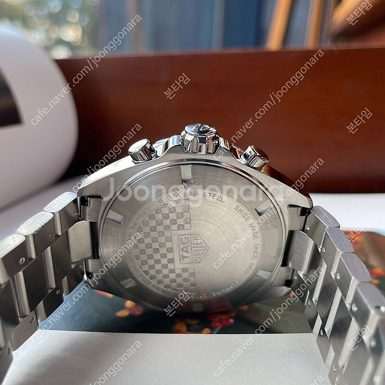 태그호이어 포뮬러 1 크로노그래프 스틸 쿼츠 43mm ...--7