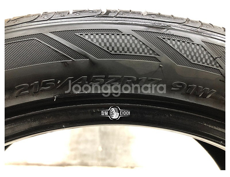 중고타이어 한국타이어 벤투스 V2AS 215/45R17...--6