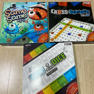 팩토 수학 보드게임 4종 세트