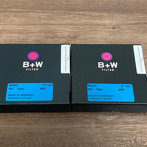 B+W 렌즈 필터 77mm, 67mm 등 각종 필터