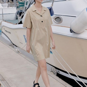 22 KUHO 구호 코쿤핏 셔츠 원피스 55 / 랑방 마인 오브제 타임 럭키슈에뜨 산드로 마쥬 오르 시에 시스템