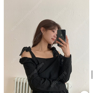 셀렉트한 블라우스 블랙 엔젤 블라우스 (새상품)