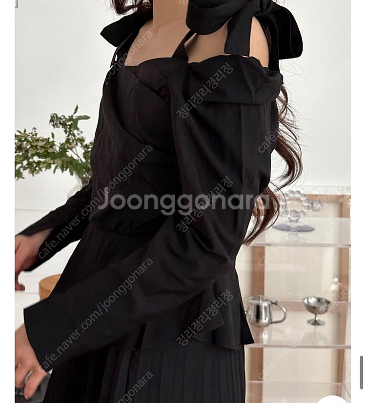 셀렉트한 블라우스 블랙 엔젤 블라우스 (새상품)--2