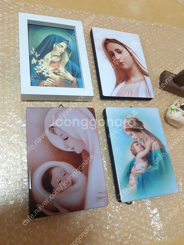 (택포)천주교 카톨릭 성물 액자 장식품 7개일괄--1