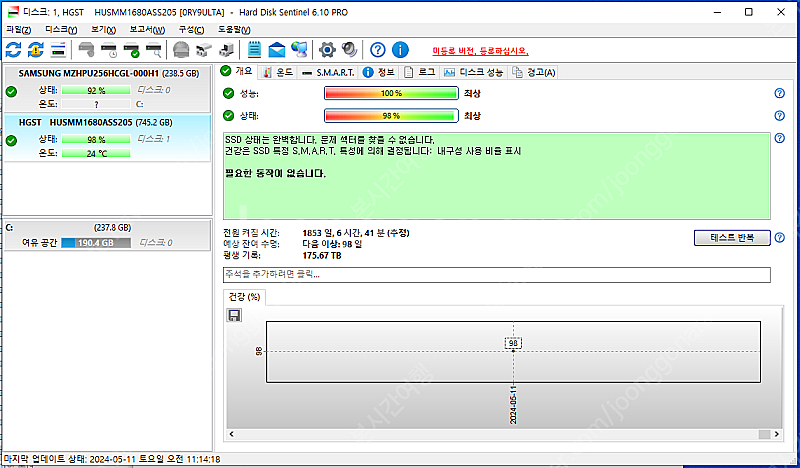 DELL 서버용 HGST MLC SAS SSD 12Gb...--3