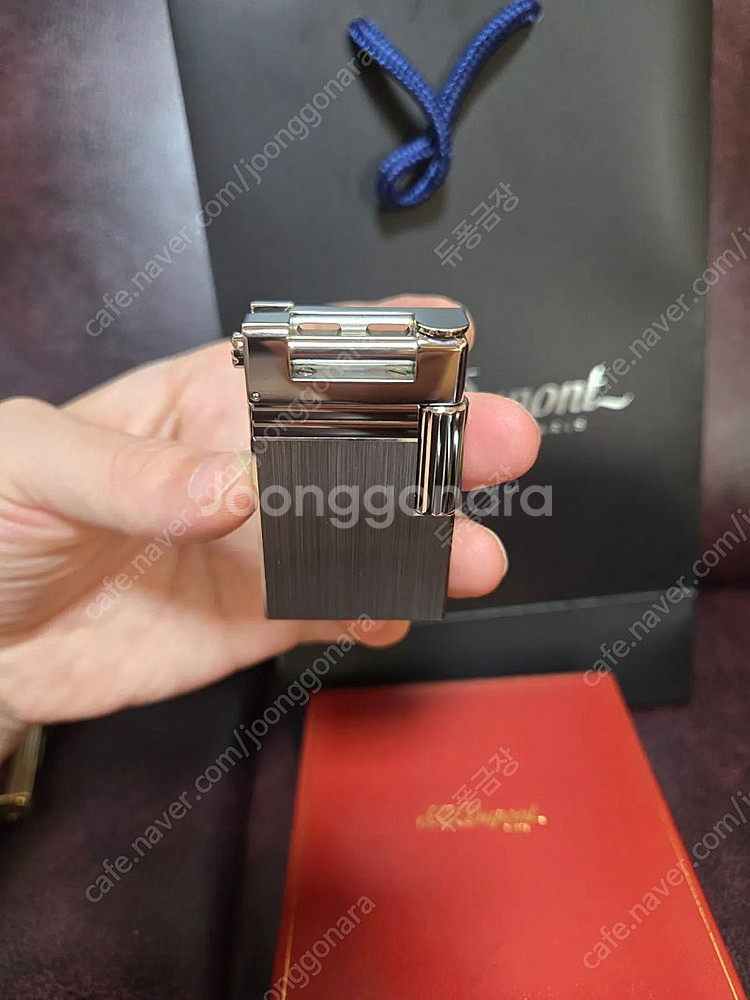 [새상품] 듀퐁라이터 어반 해머99 브러쉬 팔라듐 듀퐁...--0