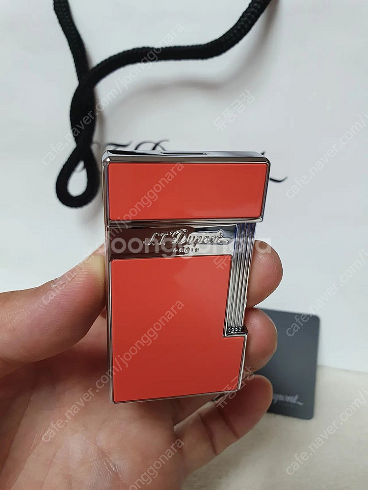 [새상품] 듀퐁라이터 슬리미 터보 ca028006 코랄...--3