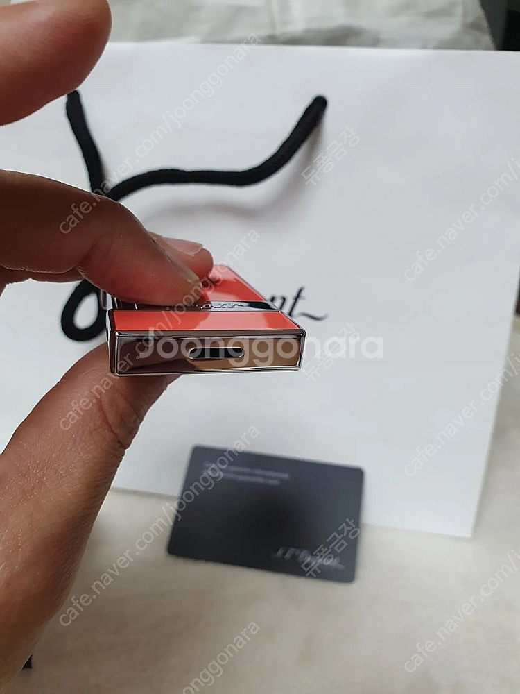 [새상품] 듀퐁라이터 슬리미 터보 ca028006 코랄...--7