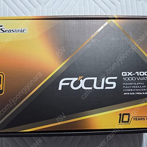 [시소닉] NEW FOCUS GX-1000 GOLD Full Modular WHITE 팝니다