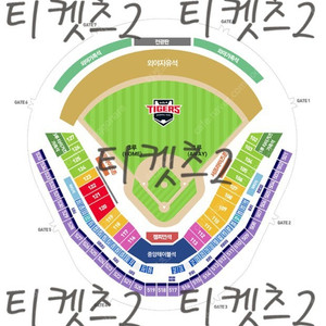 7/19 광주 기아 vs 엔씨 야구티켓 3루 EV석