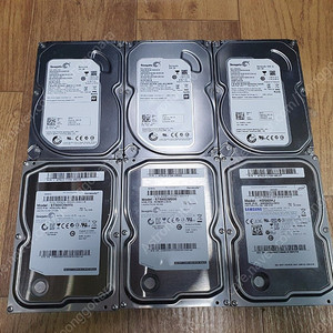 [울산직or택배] 데스크탑 컴퓨터용 3.5인치 500GB HDD 하드디스크 6개 일괄로 2.5만원에 팝니다!