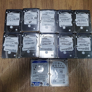 [울산직or택배] 노트북 컴퓨터용 2.5인치 500GB HDD 하드디스크 12개 처분합니다!