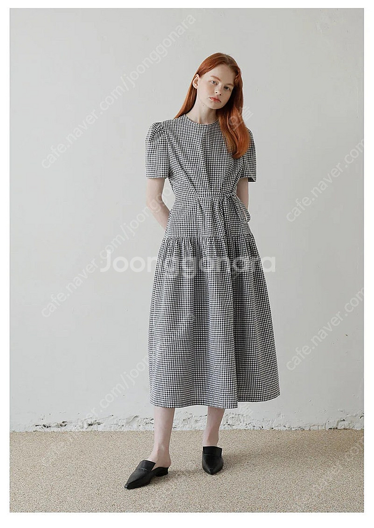 폴앤앨리스 체크 원피스--0